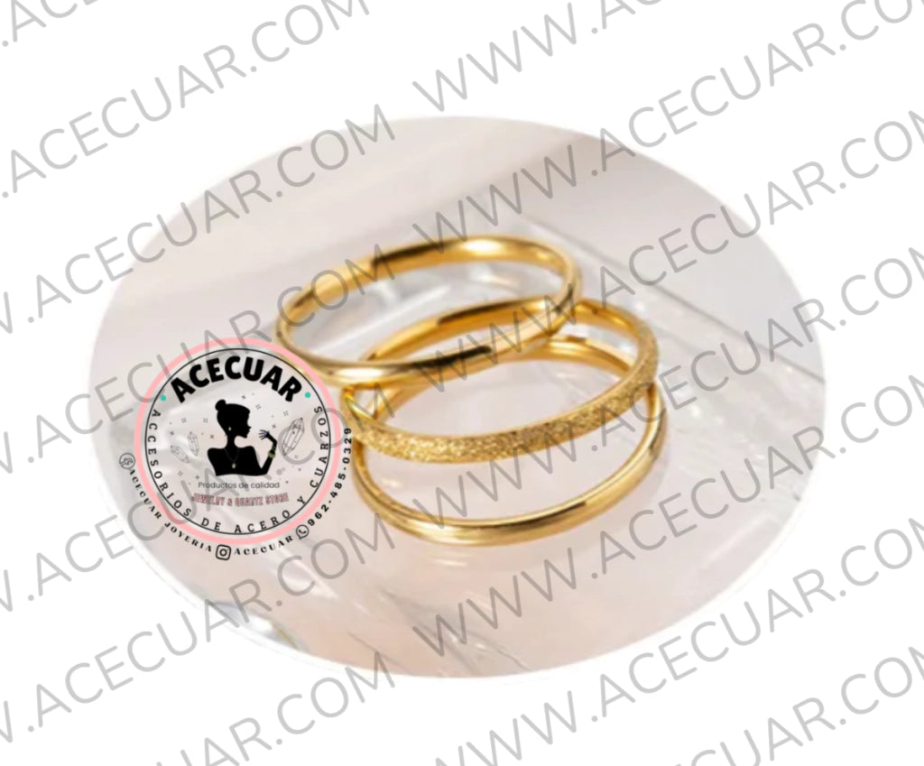 3 oros anillo #8