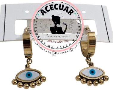 Arete ojos turcos