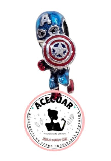 Captain America charm