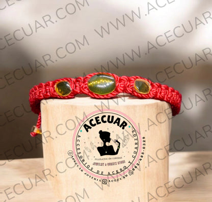 Pulsera de ambar hilo