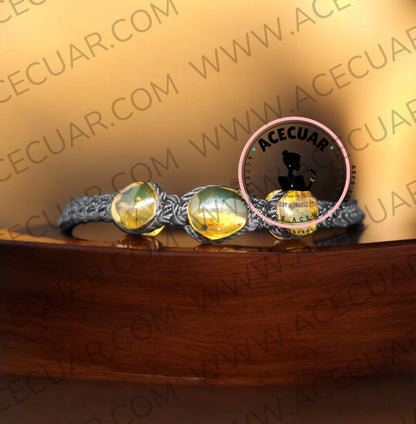 Pulsera de ambar hilo