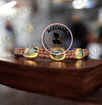 Pulsera de ambar hilo