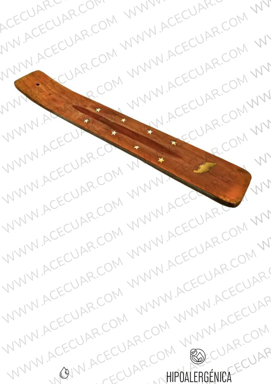 Porta incienso de madera