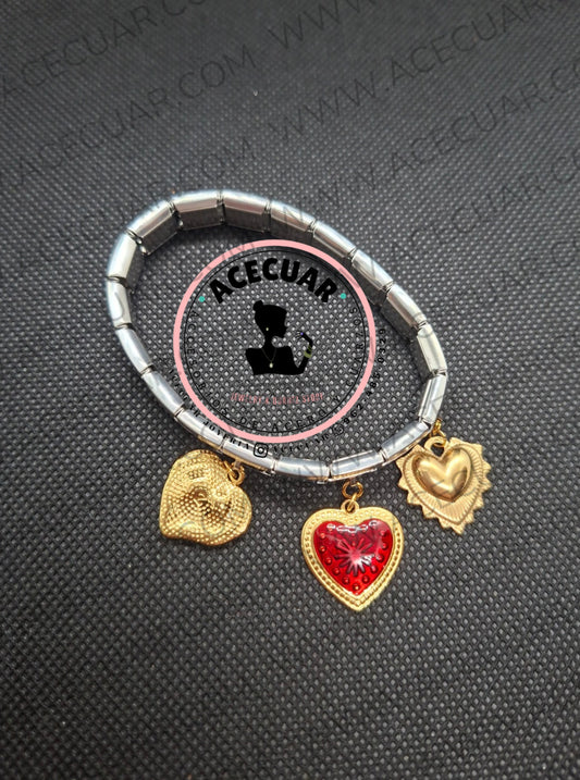 Pulsera italiana 3 charms