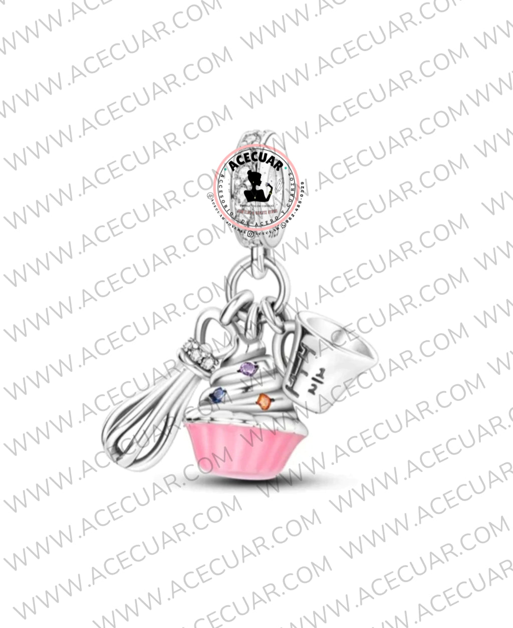 Cupcake charm 925