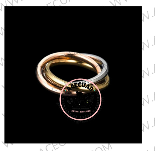 Anillo 3 colores con #