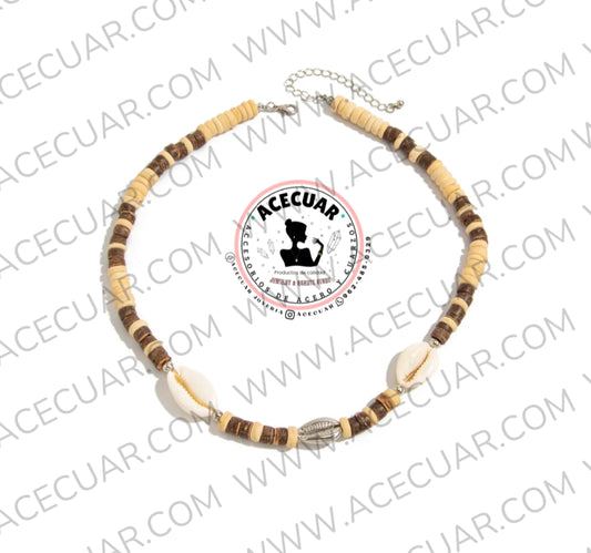 Cadena concha unisex
