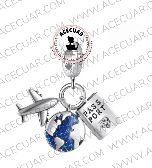 Pasaporte charm 925