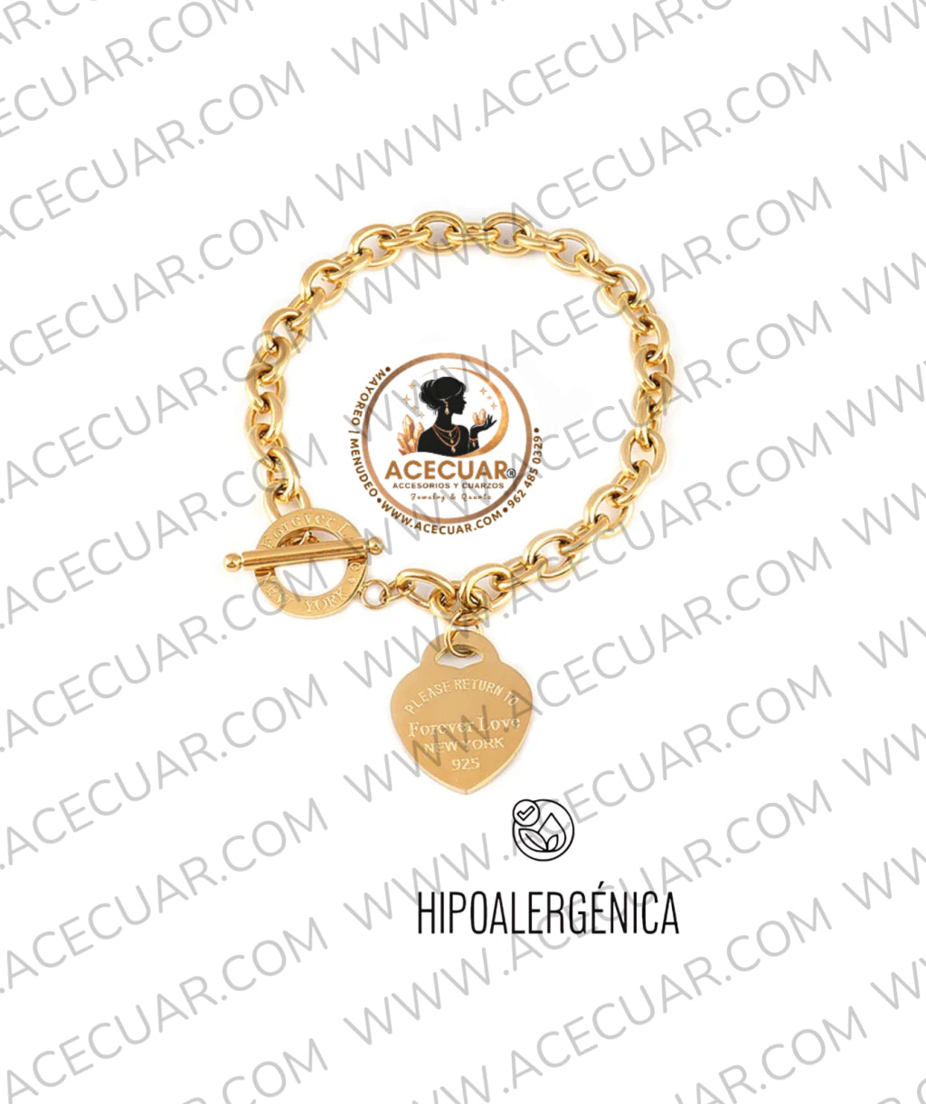 Tipo Tiffany pulsera
