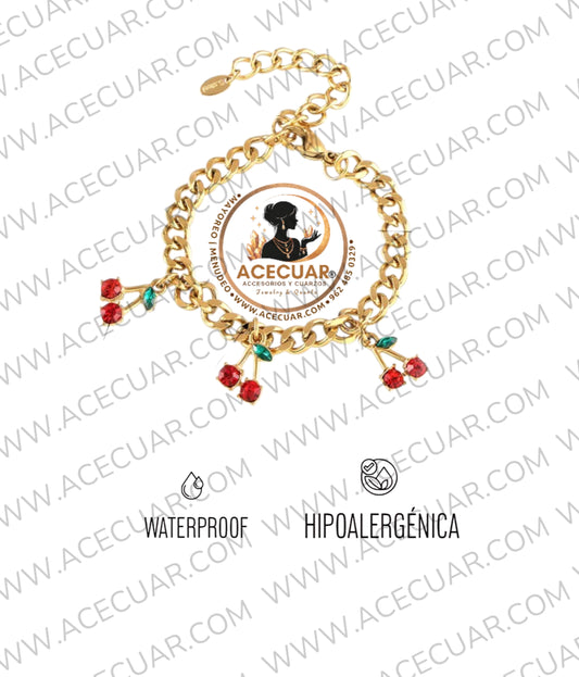 Pulsera de cereza
