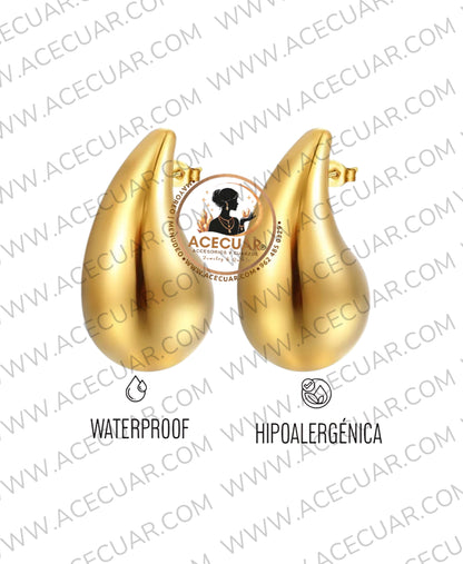 Aretes gota premium