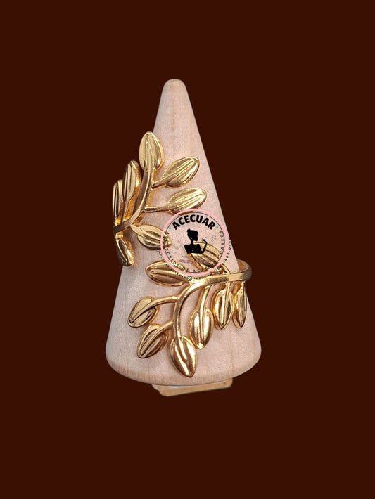 Anillo hojas