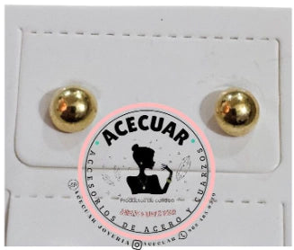 Arete mini bolitas plata