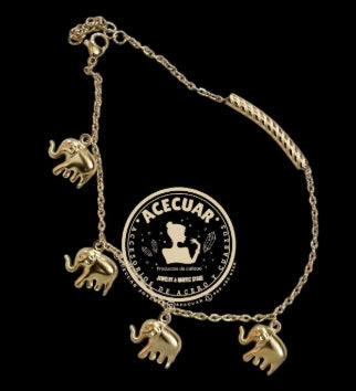 Pulsera con elefantes