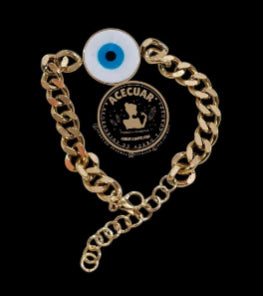 Pulsera ojo color oro