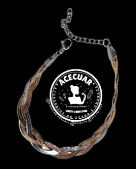 Pulsera trenza de colores quirúrgico